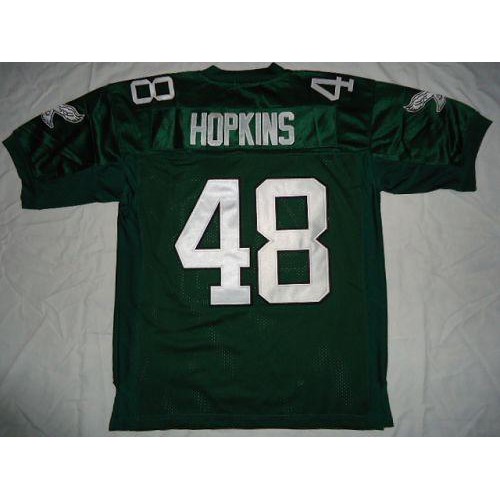 Mitchell And Ness Philadelphia Eagles #48 Wes Hopkins Green Stitched Throwback Jersey Men's cheap jerseys for sale - CheapJerseys.Shop