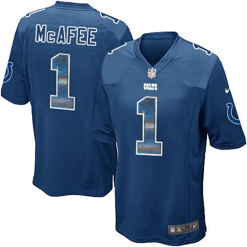 Indianapolis Colts #1 Pat McAfee Royal Blue Team Color Men's Stitched Limited Strobe Jersey Men's cheap jerseys for sale - CheapJerseys.Shop