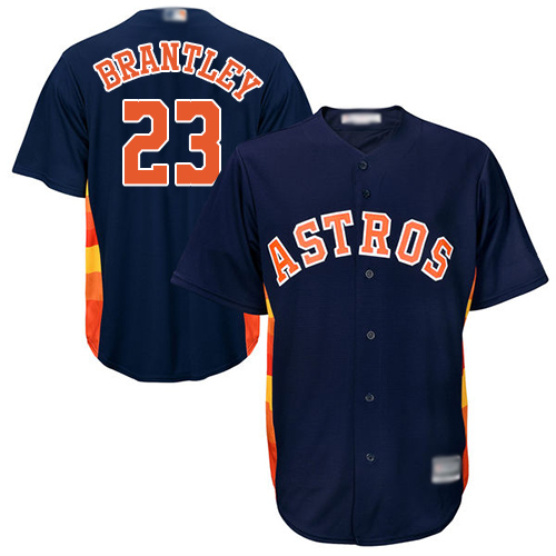 Houston Astros #23 Michael Brantley Navy Blue New Cool Base Stitched Jersey Men's cheap jerseys for sale - CheapJerseys.Shop