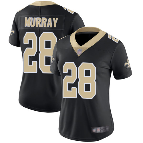 New Orleans Saints #28 Latavius Murray Black Team Color Women's Stitched Vapor Untouchable Limited Jersey Womens cheap jerseys for sale - CheapJerseys.Shop