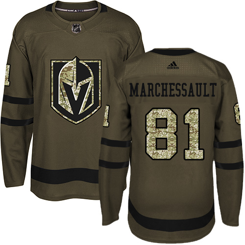 Golden Vegas Golden Knights #81 Jonathan Marchessault Green Salute to Service Stitched Youth Jersey Youth cheap jerseys for sale - CheapJerseys.Shop