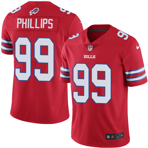 Buffalo Bills #99 Harrison Phillips Red Men's Stitched Limited Rush Jersey Men's cheap jerseys for sale - CheapJerseys.Shop