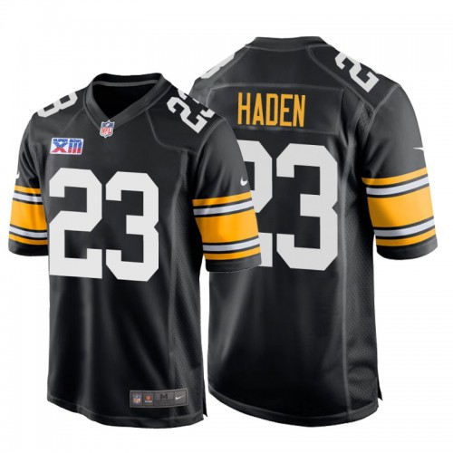 Pittsburgh Steelers #23 Joe Haden Super Bowl XIII 1978 Retro Game Jersey Black Men's cheap jerseys for sale - CheapJerseys.Shop