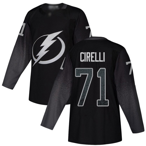 Tampa Bay Lightning #71 Anthony Cirelli Black Alternate Authentic Stitched Jersey Men's cheap jerseys for sale - CheapJerseys.Shop
