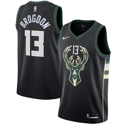 Milwaukee Bucks #13 Malcolm Brogdon Black Youth Swingman Statement Edition Jersey Youth cheap jerseys for sale - CheapJerseys.Shop