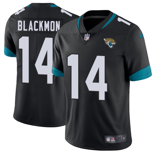 Jacksonville Jaguars #14 Justin Blackmon Black Team Color Men's Stitched Vapor Untouchable Limited Jersey Men's cheap jerseys for sale - CheapJerseys.Shop