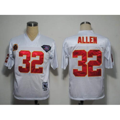 Mitchell And Ness Kansas City Chiefs #32 Marcus Allen White 75TH Stitched Jersey Men's cheap jerseys for sale - CheapJerseys.Shop