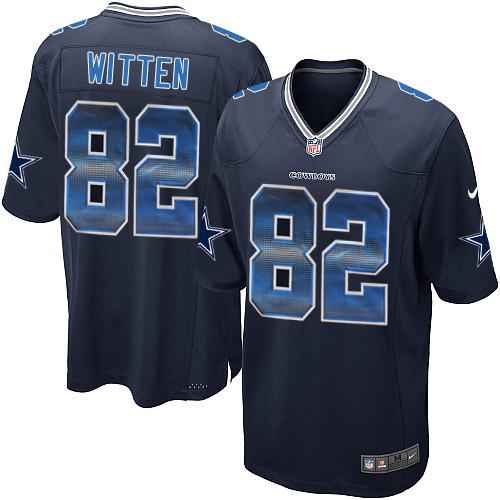 Dallas Cowboys #82 Jason Witten Navy Blue Team Color Men's Stitched Limited Strobe Jersey Men's cheap jerseys for sale - CheapJerseys.Shop