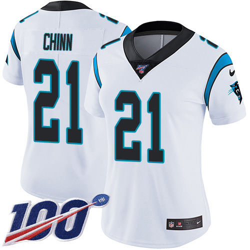 Panthers #21 Jeremy Chinn White Women's Stitched 100th Season Vapor Untouchable Limited Jersey cheap jerseys for sale - CheapJerseys.Shop