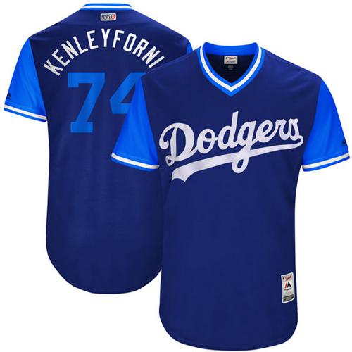 Los Angeles Dodgers #74 Kenley Jansen Royal
