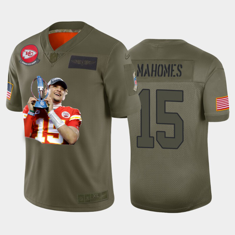 Kansas City Chiefs #15 Patrick Mahomes Team Hero Vapor Limited Jersey Camo cheap jerseys for sale - CheapJerseys.Shop