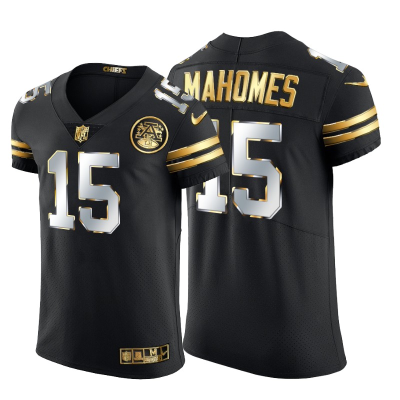 Kansas City Chiefs #15 Patrick Mahomes Men's Black Edition Vapor Untouchable Elite Jersey cheap jerseys for sale - CheapJerseys.Shop