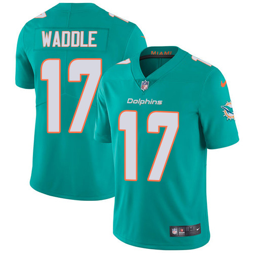 Dolphins #17 Jaylen Waddle Aqua Green Team Color Youth Stitched Vapor Untouchable Limited Jersey cheap jerseys for sale - CheapJerseys.Shop