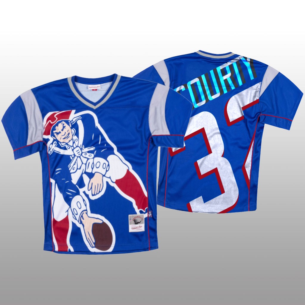 New England Patriots #32 Devin McCourty Blue Men's Mitchell & Nell Big Face Fashion Limited Jersey cheap jerseys for sale - CheapJerseys.Shop
