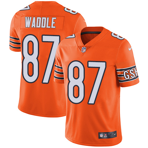 Chicago Bears #87 Tom Waddle Orange Men's Stitched Limited Rush Jersey Men's cheap jerseys for sale - CheapJerseys.Shop