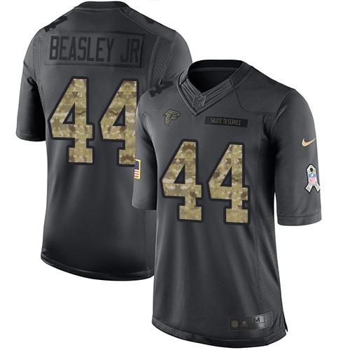Atlanta Falcons #44 Vic Beasley Jr Black Youth Stitched Limited 2016 Salute to Service Jersey Youth cheap jerseys for sale - CheapJerseys.Shop
