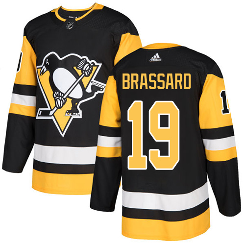 Pittsburgh Penguins #19 Derick Brassard Black Home Authentic Stitched Jersey Men's cheap jerseys for sale - CheapJerseys.Shop