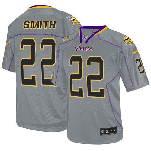 Vikings #22 Harrison Smith Lights Out Grey Men's Stitched Elite Jersey cheap jerseys for sale - CheapJerseys.Shop