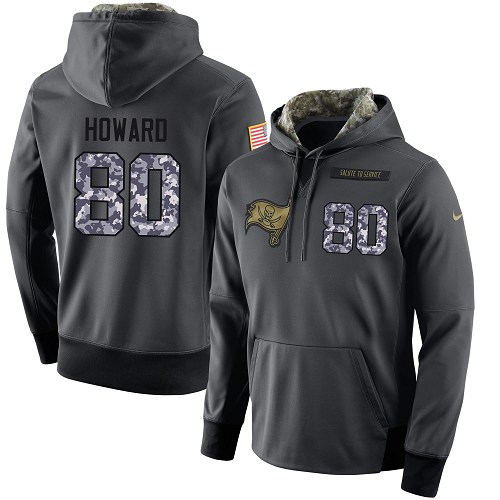 Men's Tampa Bay Buccaneers #80 O. J. Howard Stitched Black Anthracite Salute To Service Player Performance Hoodie cheap jerseys for sale - CheapJerseys.Shop