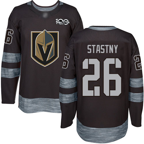 Golden Vegas Golden Knights #26 Paul Stastny Black 1917-2017 100th Anniversary Stitched Jersey Men's cheap jerseys for sale - CheapJerseys.Shop