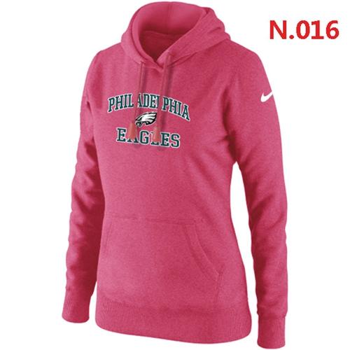 Women's Philadelphia Eagles Heart & Soul Pullover Hoodie Pink cheap jerseys for sale - CheapJerseys.Shop
