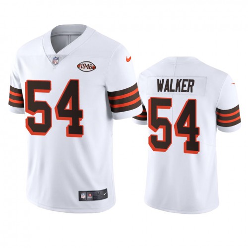 Cleveland Cleveland Browns #54 Anthony Walker 1946 Collection Alternate Vapor Limited Jersey - White Men's cheap jerseys for sale - CheapJerseys.Shop