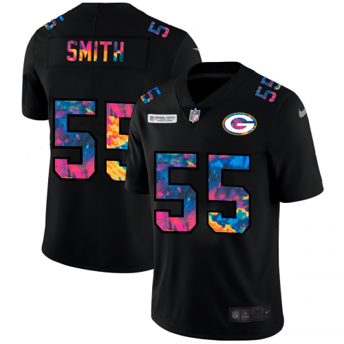 Green Bay Green Bay Packers #55 Za'Darius Smith Men's Multi-Color Black 2020 Crucial Catch Vapor Untouchable Limited Jersey Men's cheap jerseys for sale - CheapJerseys.Shop