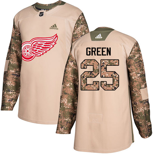 Detroit Red Wings #25 Mike Green Camo Authentic 2017 Veterans Day Stitched Youth Jersey Youth cheap jerseys for sale - CheapJerseys.Shop