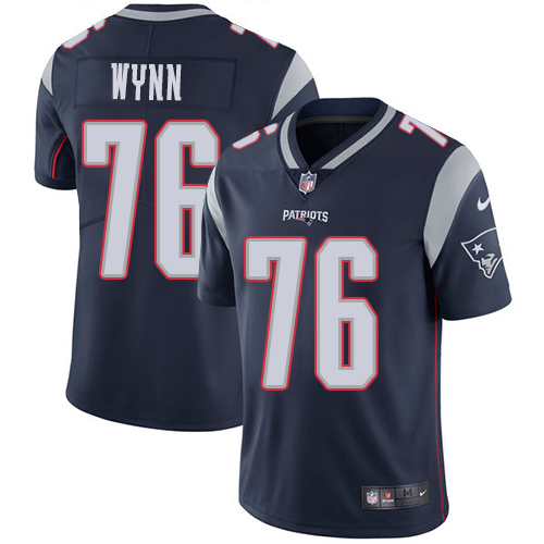 New England Patriots #76 Isaiah Wynn Navy Blue Team Color Men's Stitched Vapor Untouchable Limited Jersey Men's cheap jerseys for sale - CheapJerseys.Shop