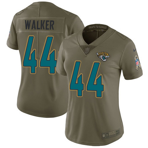 Jaguars #44 Travon Walker Olive Women's Stitched Limited 2017 Salute To Service Jersey cheap jerseys for sale - CheapJerseys.Shop
