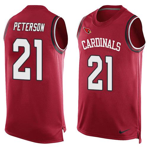 Cardinals #21 Patrick Peterson Red Team Color Men's Stitched Limited Tank Top Jersey cheap jerseys for sale - CheapJerseys.Shop