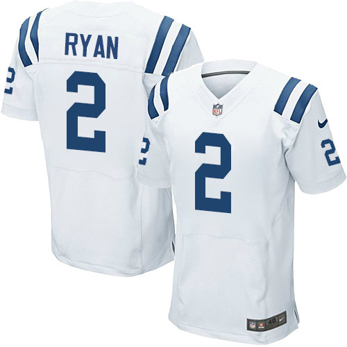 Colts #2 Matt Ryan White Men's Stitched Elite Jersey cheap jerseys for sale - CheapJerseys.Shop