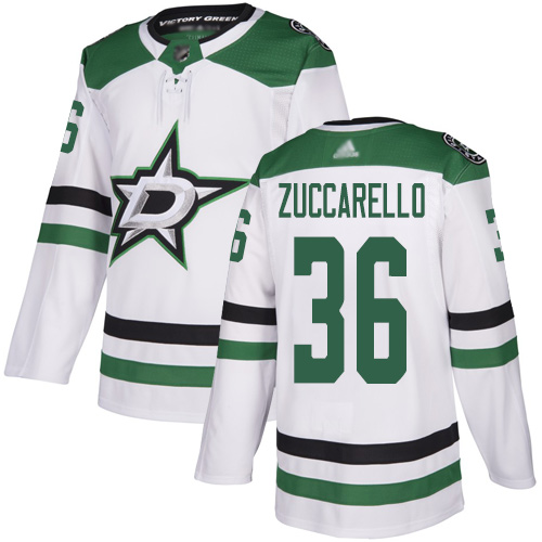 Dallas Stars #36 Mats Zuccarello White Road Authentic Stitched Jersey Men's cheap jerseys for sale - CheapJerseys.Shop