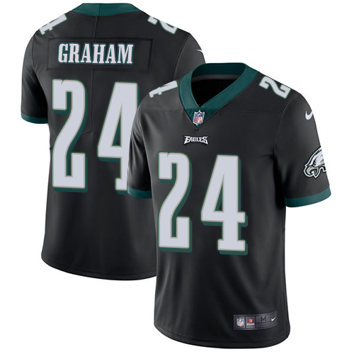 Philadelphia Eagles #24 Corey Graham Black Alternate Men's Stitched Vapor Untouchable Limited Jersey Men's cheap jerseys for sale - CheapJerseys.Shop