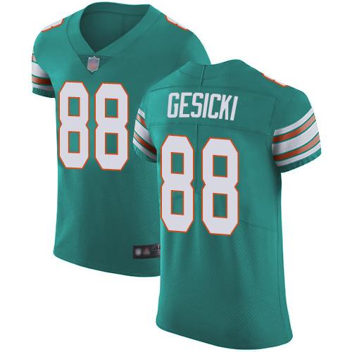 Dolphins #88 Mike Gesicki Aqua Green Alternate Men's Stitched Vapor Untouchable Elite Jersey cheap jerseys for sale - CheapJerseys.Shop