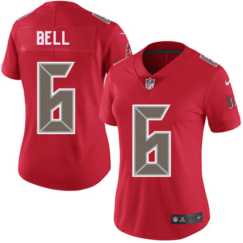 Tampa Bay Buccaneers #6 Le'Veon Bell Red Women's Stitched Limited Rush Jersey Womens cheap jerseys for sale - CheapJerseys.Shop