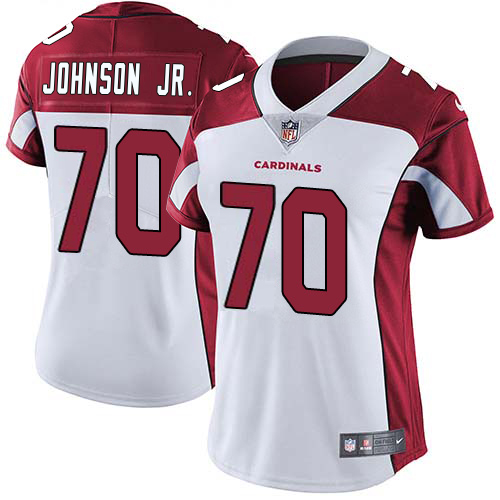 Cardinals #70 Paris Johnson Jr. White Women's Stitched Vapor Untouchable Limited Jersey cheap jerseys for sale - CheapJerseys.Shop
