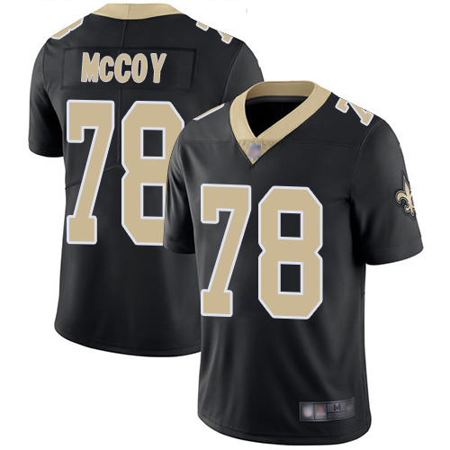New Orleans Saints #78 Erik McCoy Black Team Color Men's Stitched Vapor Untouchable Limited Jersey Men's cheap jerseys for sale - CheapJerseys.Shop