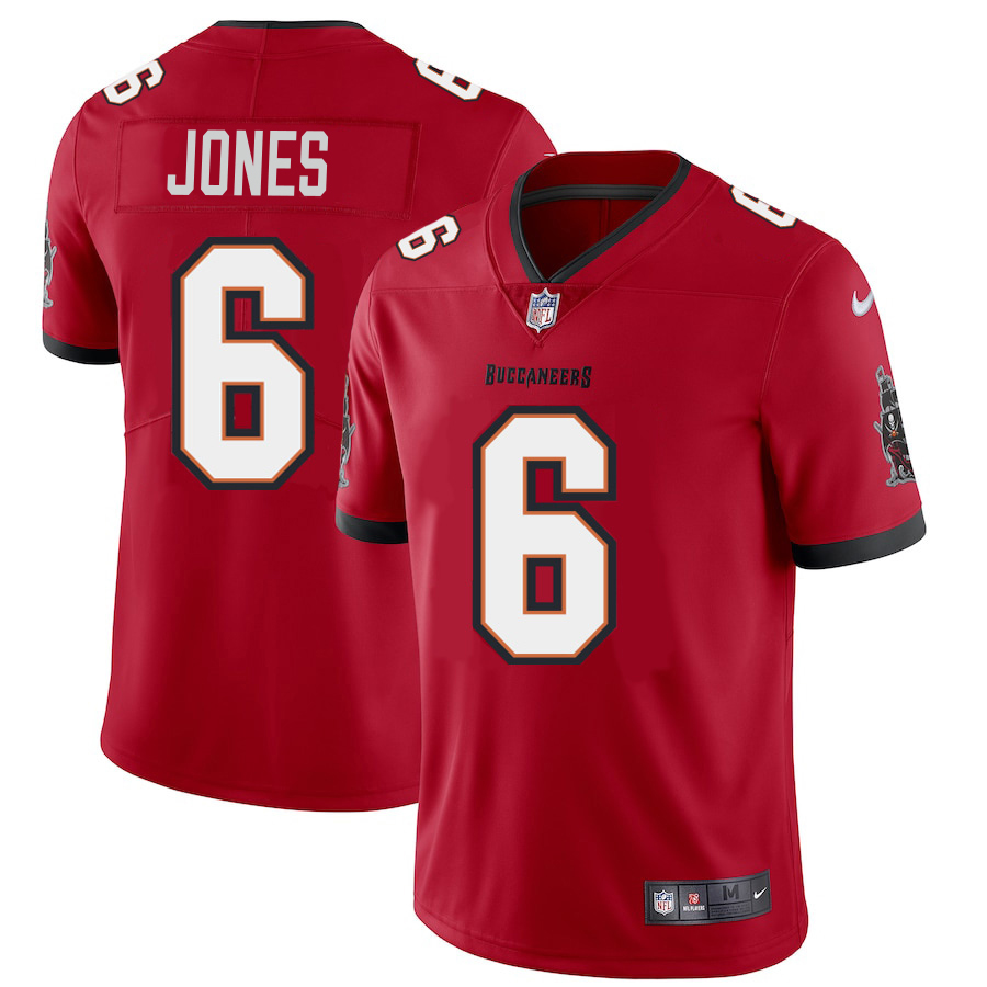 Tampa Bay Buccaneers #6 Julio Jones Men's Red Vapor Limited Jersey cheap jerseys for sale - CheapJerseys.Shop