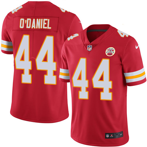 Kansas City Chiefs #44 Dorian O'Daniel Red Team Color Men's Stitched Vapor Untouchable Limited Jersey Men's cheap jerseys for sale - CheapJerseys.Shop