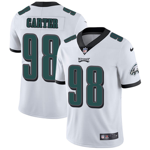Eagles #98 Jalen Carter White Men's Stitched Vapor Untouchable Limited Jersey cheap jerseys for sale - CheapJerseys.Shop