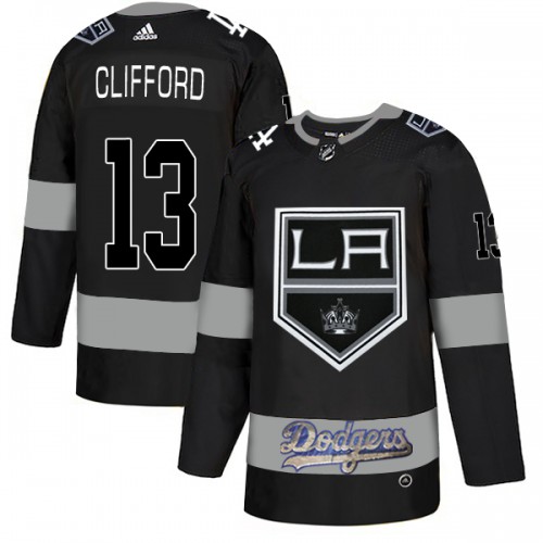 Los Angeles Kings X Dodgers #13 Kyle Clifford Black Authentic City Joint Name Stitched Jersey Men's cheap jerseys for sale - CheapJerseys.Shop