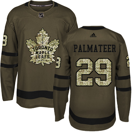 Maple Toronto Maple Leafs #29 Mike Palmateer Green Salute to Service Stitched Jersey Men's cheap jerseys for sale - CheapJerseys.Shop