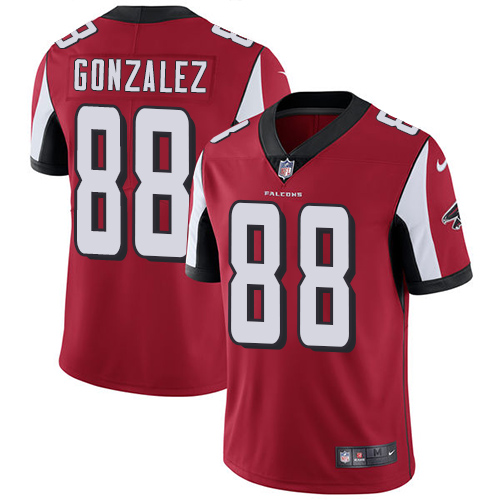 Atlanta Falcons #88 Tony Gonzalez Red Team Color Men's Stitched Vapor Untouchable Limited Jersey Men's cheap jerseys for sale - CheapJerseys.Shop