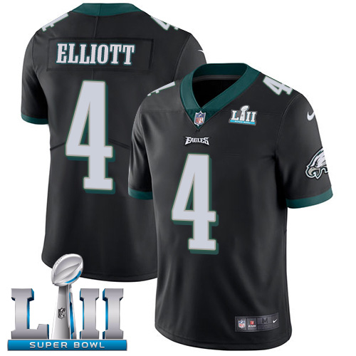 Philadelphia Eagles #4 Jake Elliott Black Alternate Super Bowl LII Youth Stitched Vapor Untouchable Limited Jersey Youth cheap jerseys for sale - CheapJerseys.Shop