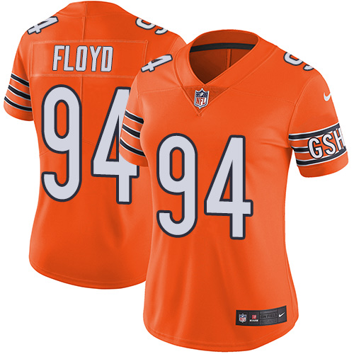 Chicago Bears #94 Leonard Floyd Orange Women's Stitched Limited Rush Jersey Womens cheap jerseys for sale - CheapJerseys.Shop