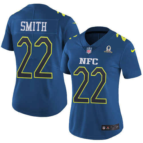 Vikings #22 Harrison Smith Navy Women's Stitched Limited NFC 2017 Pro Bowl Jersey cheap jerseys for sale - CheapJerseys.Shop