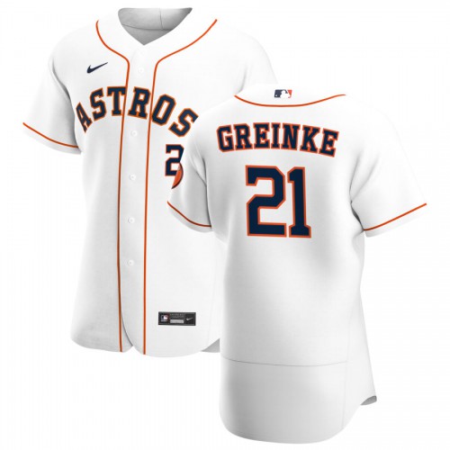 Houston Houston Astros #21 Zack Greinke Men's White Home 2020 Authentic Player Jersey Men's cheap jerseys for sale - CheapJerseys.Shop