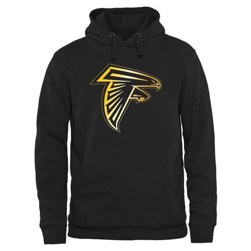 Men's Atlanta Falcons Pro Line Black Gold Collection Pullover Hoodie cheap jerseys for sale - CheapJerseys.Shop