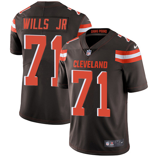 Cleveland Browns #71 Jedrick Wills JR Brown Team Color Men's Stitched Vapor Untouchable Limited Jersey Men's cheap jerseys for sale - CheapJerseys.Shop